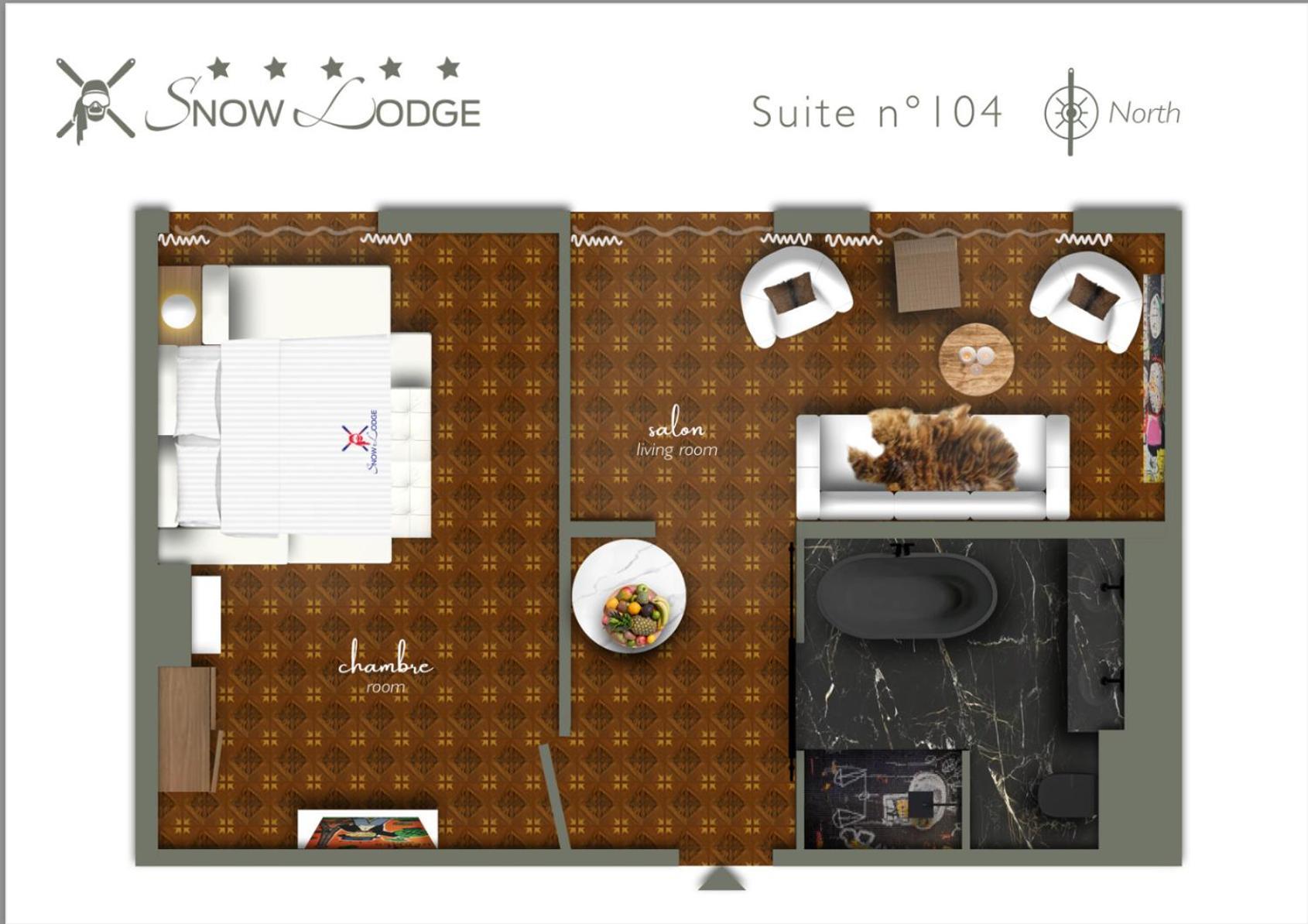 Snow Lodge Hotel Courchevel 1850 ภายนอก รูปภาพ